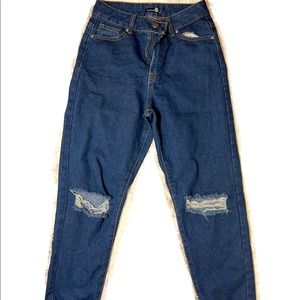 Boohoo mom jeans XS